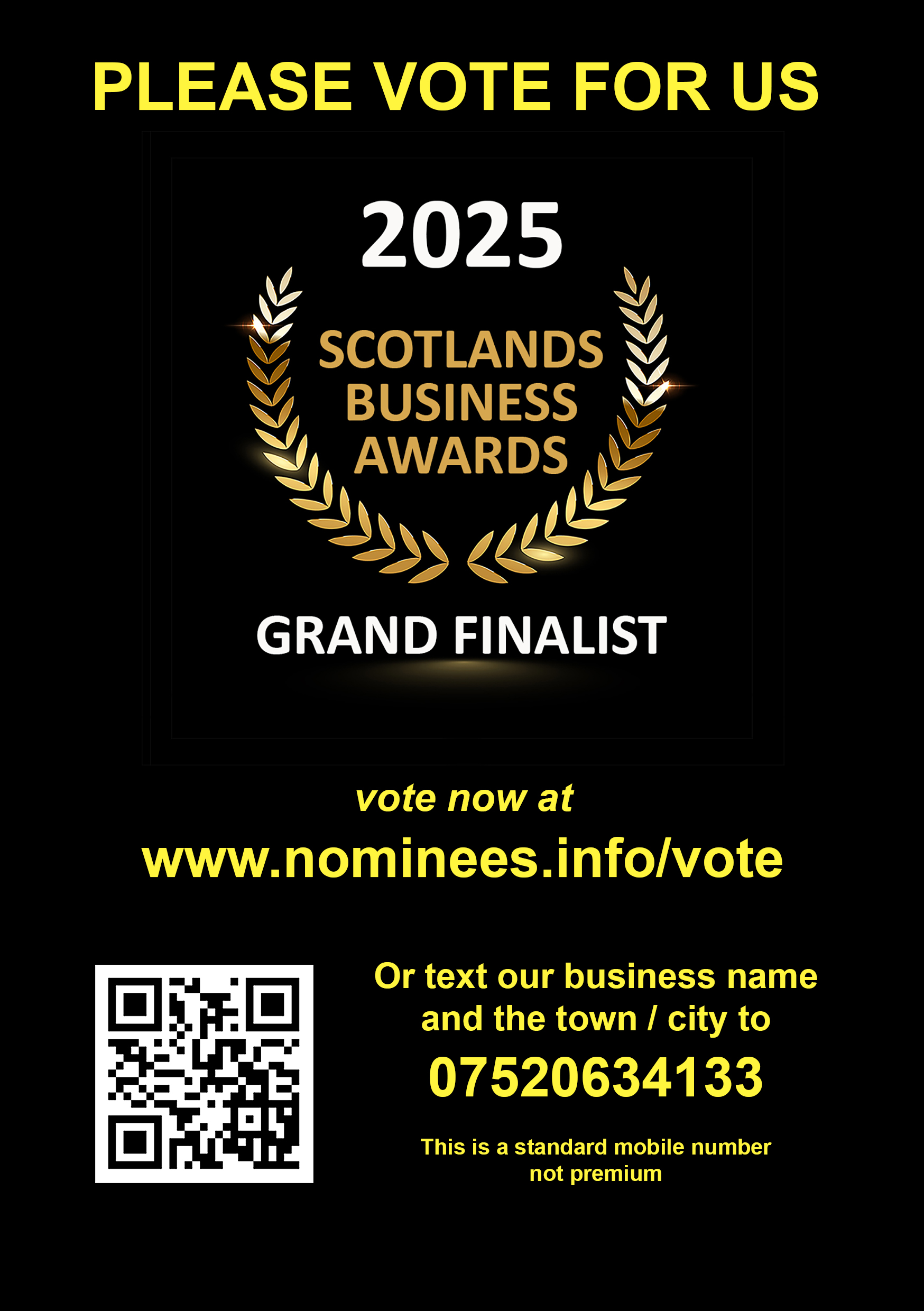2025 scot grand vote card 2025 scotland vote card